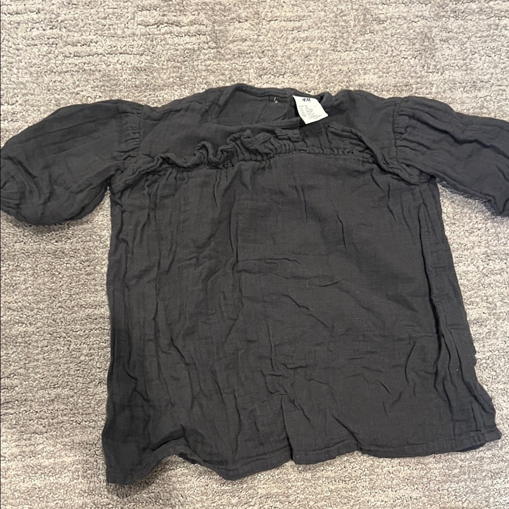 H&M Charcoal Gray Top